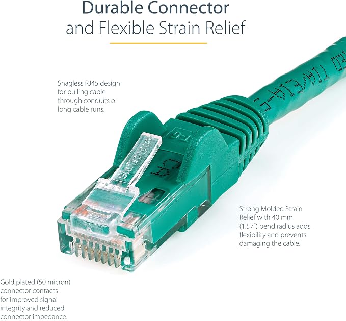 StarTech 2ft CAT6 Ethernet Cable - Image 3
