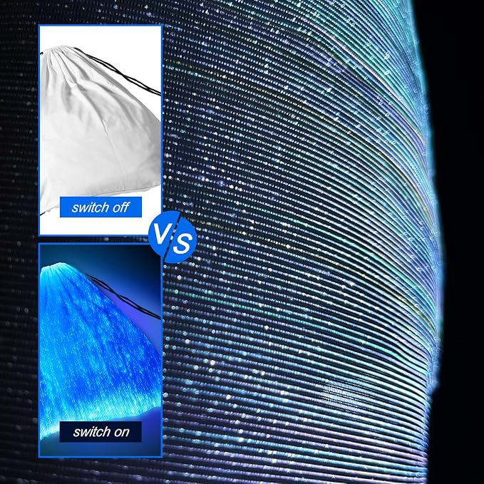 Fiber Optic Fabric, Led Accessories, Led Fiber Optic Mesh Lights - Image 3