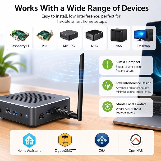 Zigbee 3.0 USB Dongle MG24, Zigbee Coordinator & Gateway | Compatible - Image 6