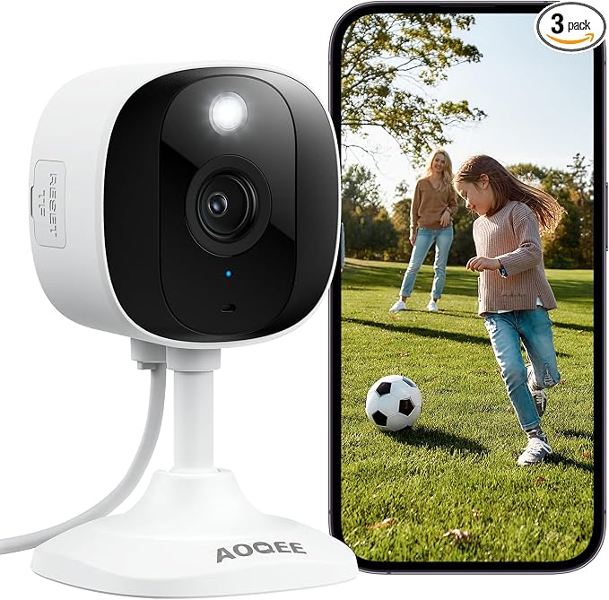 AOQEE 2K Cameras for Home Security-Outdoor/Indoor Camera for by AOQEE