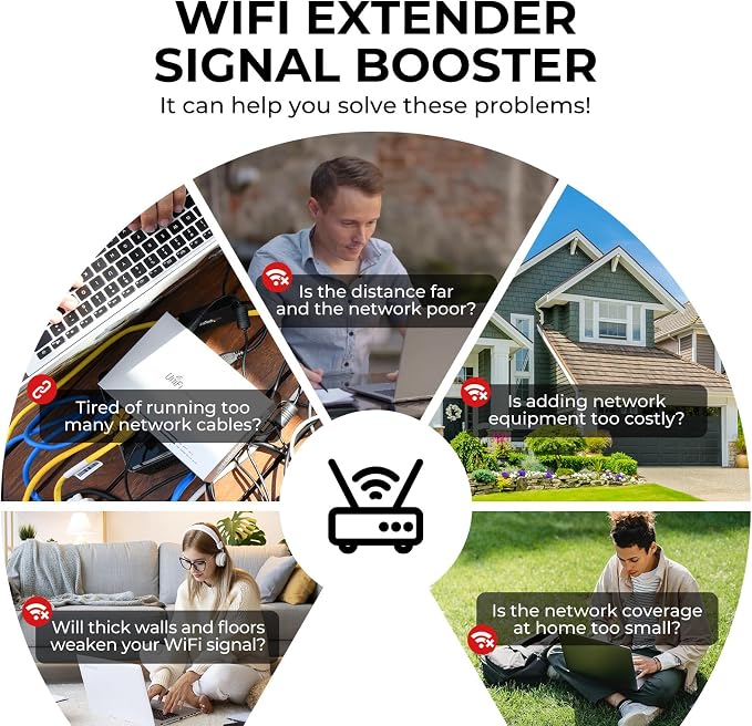 WiFi 7 Extender Signal Booster for Home, 3.6 Gbps Dual-Band Internet Extender - Image 4