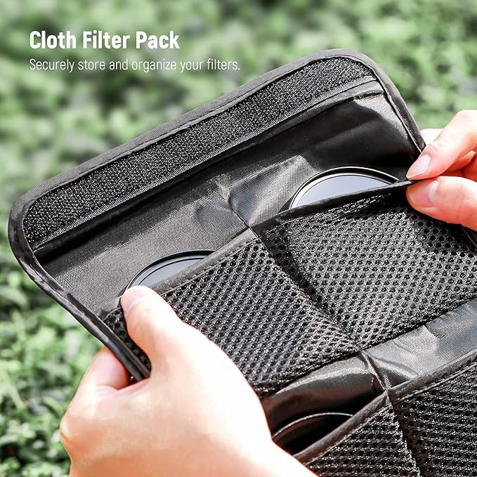 NEEWER 67mm Lens Filter Kit: UV, Lens Hood and Lens Cap Compatible - Image 8