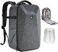K&F CONCEPT Camera Backpack, Hardshell Photography DSLR Camera Bag by KFCONCEPT