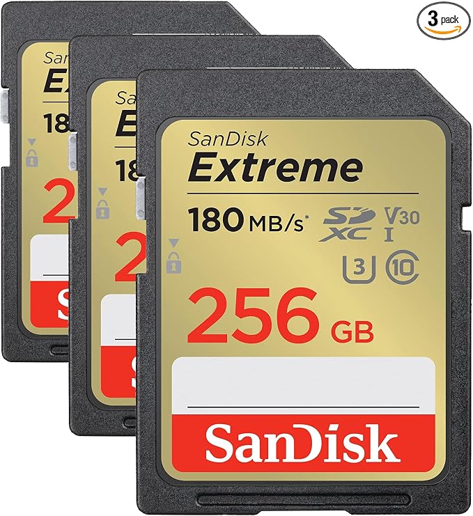 SANDISK 256GB Extreme SDXC UHS-I Memory Card by Sandisk