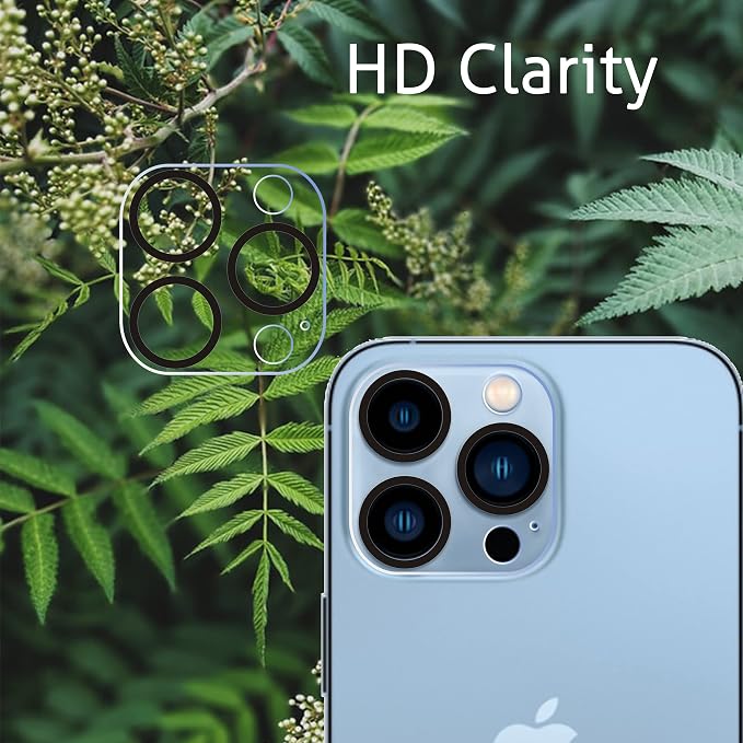 Ailun 3 Pack Screen Protector for iPhone 14 Pro Max + 3 Pack Camera Lens - Image 3