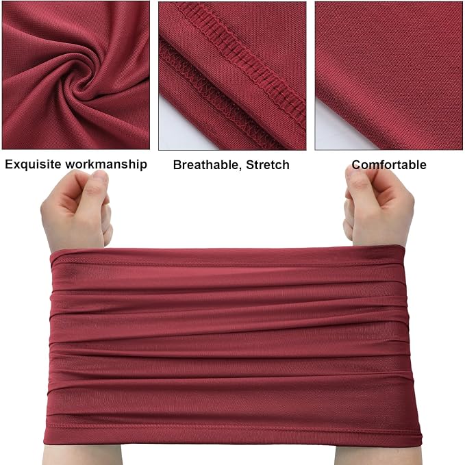 Geyoga 6 Pieces Summer UV Protection Cooling Neck Gaiter Face Clothing Neck - Image 4
