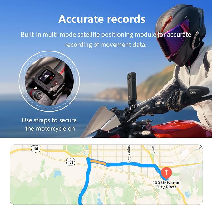 GPS Remote Control for Insta360 X5/X4/X4 Air X3/Go 3S/ACE pro 2/ACE Pro/ONE X2 - Image 3