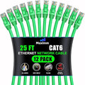 Maximm Cat 6 Ethernet Cable - 25 ft - High-Speed LAN by MaximmCable