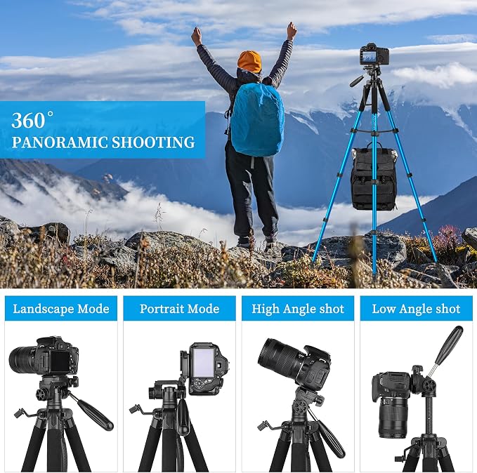 JOILCAN Tripod Camera Tripods, Heavy Duty Tall Camera Tripod Stand, - Image 3