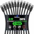 Maximm Cat 6 Ethernet Cable 3 Ft, Cat6 Cable, LAN Cable, Internet Cable by MaximmCable