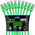 Maximm Cat 6 Ethernet Cable 12 ft by MaximmCable
