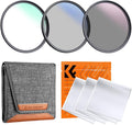 K&F Concept 77mm UV/CPL/ND Lens Filter Kit-18 Multi-Layer Coatings, UV Filter + by KFCONCEPT
