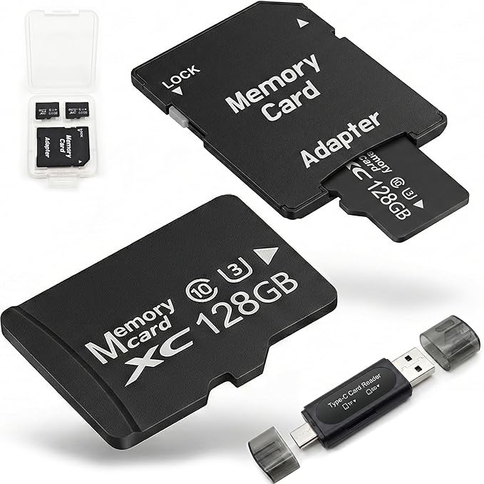 128GB Micro SD Card 2-Pack, High Endurance A1 U3 V30 4K Video Recording by Unknown