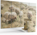 Wall Art Acoustic Panels,47''X31''Sound Absorbing Panels-8-Pack with 50 Adhesive Tabs, Decorative Sound Absorbing Panels for Living Room and Recording Studio, Offices-Hillside sheep