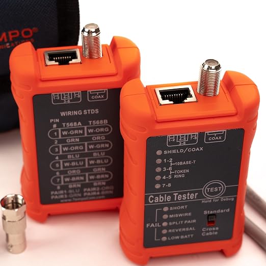 TEMPO Communications PA1594 Network Cable Tester | LAN & AV Cable Continuity - Image 2