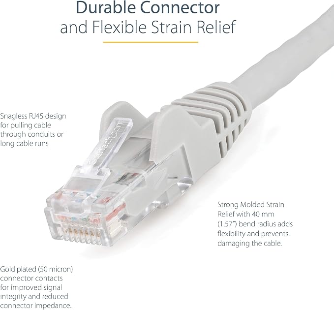 StarTech.com 35ft CAT6 Ethernet Cable - Image 5