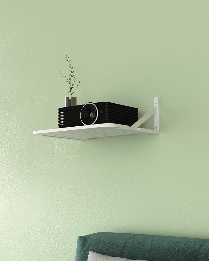 Small Mini Projector Shelf, Modem Shelf, Router Shelf, Floating Projector Wall - Image 3