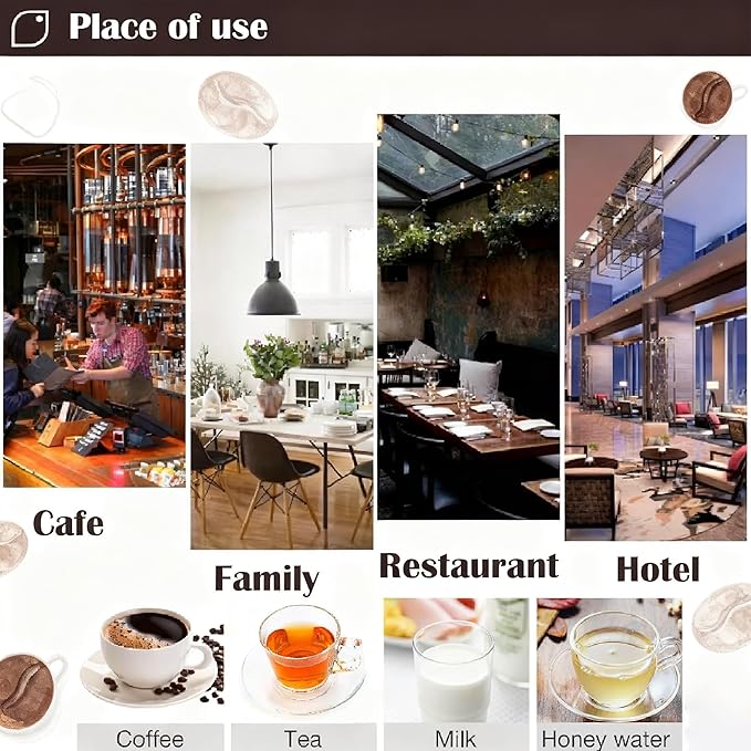 Commercial Coffee Warmer, 60W 176℉ Single Burner Decanter Warmer Plate, Stainless Steel Portable Warmer Single Burner, for Cafe, Break Room, Buffet and Commercial Use