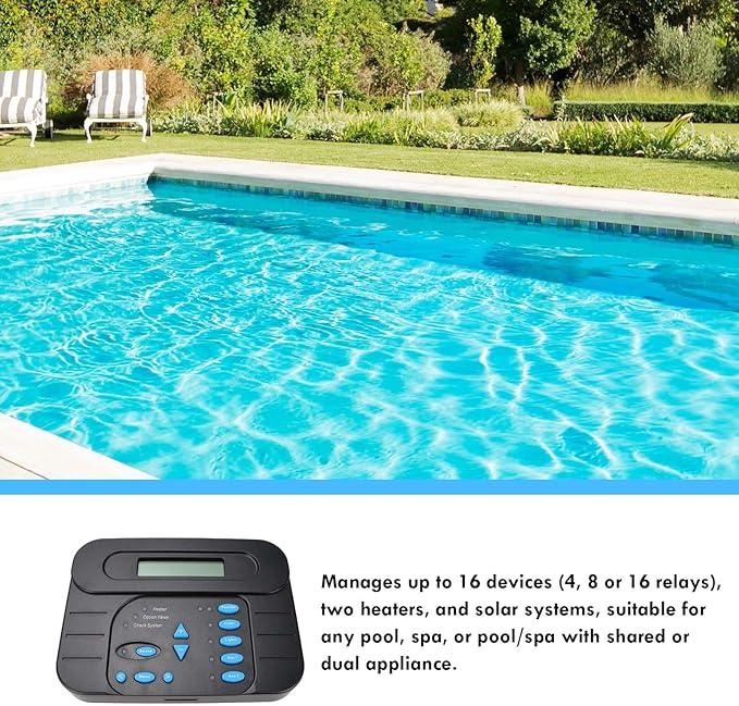 FEXON Local Display Controller Compatible with Hayward PL-P-4 Goldline Pro Logic Automation and Chlorination Replaces GLX-PL-LOC-P-4 AQL-P-4-CUL