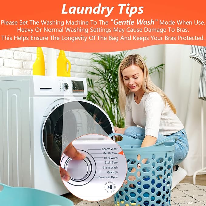 IANFAN 5 Pack Large Bra Laundry Bags for Washing Machine, Underwear Brassiere Bag Set Brassiere Wash Bags for Laundry Lingerie Bag for Washing Delicates Bra Washer Protector