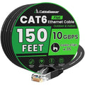 Cat 6 Ethernet Cable 150 ft, Indoor&Outdoor, High Speed 10Gbps Internet Network by CableGeeker