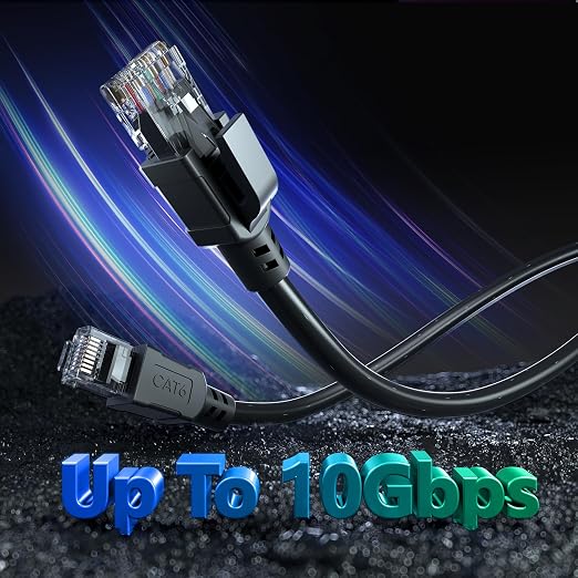 Cat 6 Outdoor Ethernet Cable 125 ft, 24AWG 10Gbps Cat6 Cable Cord Waterproof - Image 8
