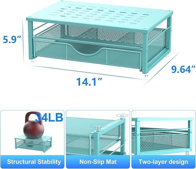 gianotter Computer Monitor Stand Riser, office organizer - Image 5