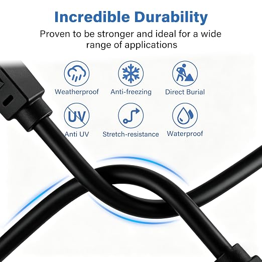 Ethernet Cable 200ft For Cat6/Cat5E, 10Gbps Compatible - Image 2