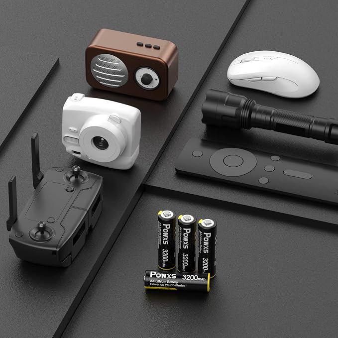 POWXS AA Lithium Batteries, Video Doorbell, Flashlight, Remote Control - Image 7
