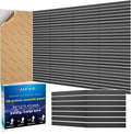 BSHEAD 6 Pack 2-Layer Fold Soundproof Wall Panels, 24 x 12 x 0.43 in Large Sound Proof Foam Panels for Walls, 0.9lb/ft³ High Density, 3D Acoustic Panels,Artistic Noise Dampening Panels Black&White