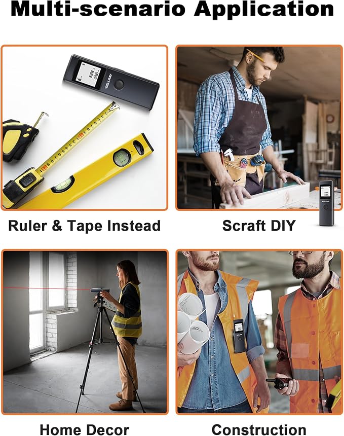Laser Measuring Tool, 165FT/50M Laser Measure Tool - Image 6