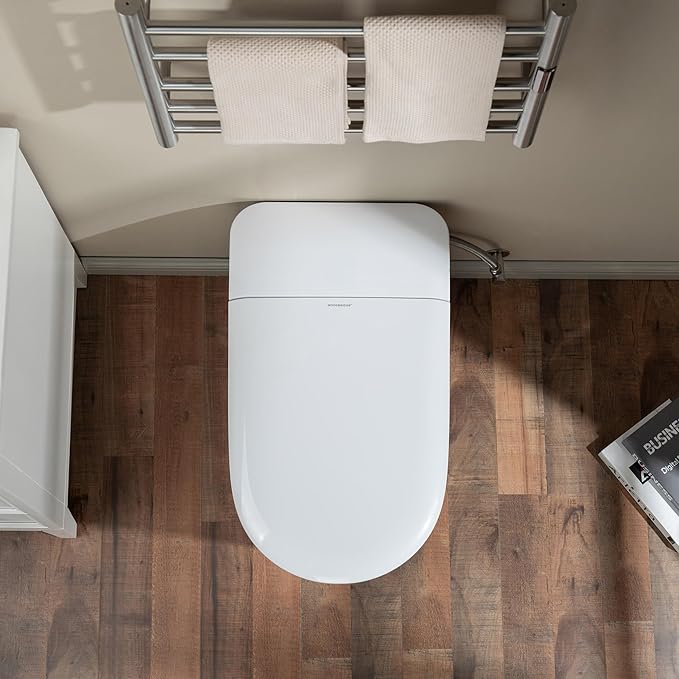WOODBRIDGE GT100 Smart Toilet,Auto Open/Close Lid, Foot Sensor,Auto Flush, Heated Seat & Fragrance System, ADA Height, Easy Installation, without Bidet