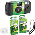 Fujifilm QuickSnap Flash 400 Disposable 35mm Camera + Hand Strap + Quality by FUJIFILM
