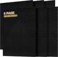 Autorific Acoustic Wall Panels,6 Pack Total Size 72 x 48 Inches,Self-Adhesive Decorative Acoustic Panels for Wall and ceiling,Black