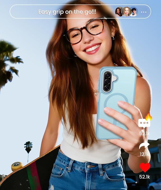 FNTCASE for Galaxy A17/A16 5G Phone Case: for Samsung A17 Cases Matte - Image 8