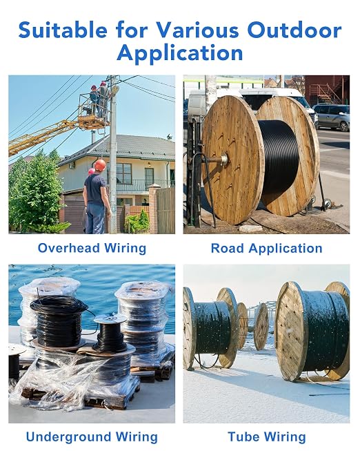 50M Uniboot Armored LC to LC Single Mode Fiber Patch Cable，OS2 Outdoor Fiber - Image 8