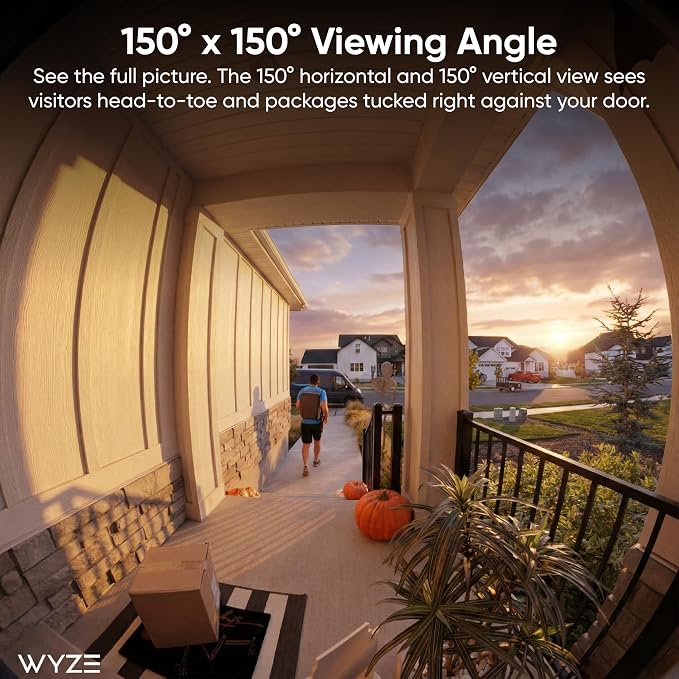 Wyze Battery Video Doorbell Wireless Camera, 1536x1536 HD+ - Image 3
