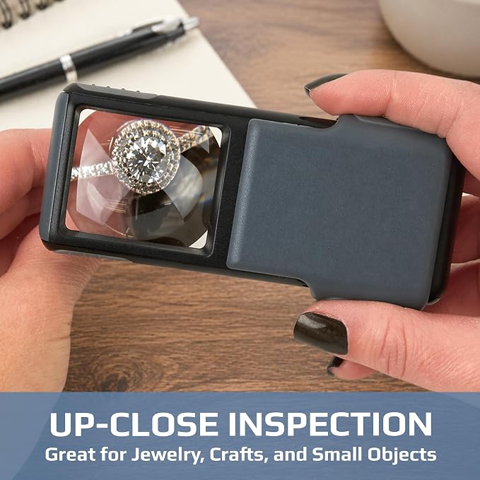 Carson MiniBrite LED Lighted Slide-Out Aspheric Magnifier - Image 12