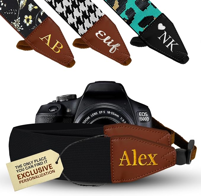 Art Tribute Custom Black Camera Strap - Image 8