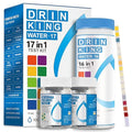 AAwipes Drinking Water Test Strips 17-in-1 100 Strips + 2 Bacteria Tester Kits, Lab-Validated Complete Water Testing for Home, Well, Tap Water, City Water, Flood Water Testing Strips (K03-100)