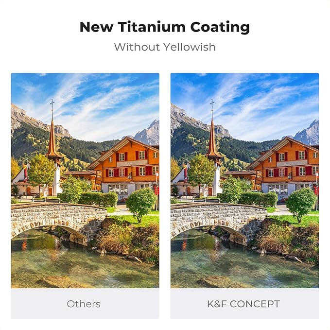 K&F CONCEPT 82mm Magnetic 1s Swap 5-Pack: CPL + VND2-32 + Black Diffusion 1/4 + - Image 7