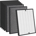 Amboseli 7- Pack 3000 Replacement Filters Compatible with Air Doctor 3000 Serie Air Purifier,Include 1 FLliter, 2 Activated Carbn and 4 Extra Carbn Pre-Filters