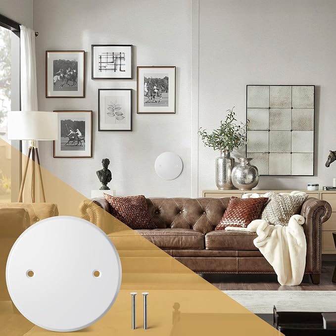 Ceiling Cover Plate, 5 Inch Round Electrical Box Cover Plate - Image 7