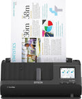 Epson Workforce ES-C380W Wireless Compact Desktop Document Scanner by Amazon+Renewed