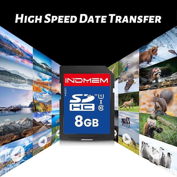 SD Card 8GB, High Speed Full HD Video Recording Secure Digital Cards - Image 5