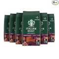 Starbucks Ground Coffee, Dark Roast Hot or Iced Coffee, Italian Roast, Six 12 oz Bags