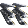 Cat6a Patch Cables 1ft Slim, Cat6 Ethernet Patch Cable Pure Copper, Flexible by 10Gsupxsel
