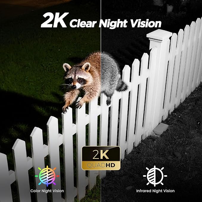 IHOXTX 4G SIM Cellular Security Cameras Wireless Outdoor/Indoor with Solar Panel: No WiFi Battery Operated Camera for Home Security with 2-Way Audio - Color Night Vision House CCTV Cam