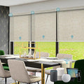 SmartWings Light Filtering Motorized Roller Shades Work by SmartWings