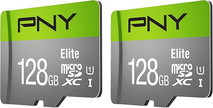 PNY 128GB Elite Class 10 U1 microSDXC Flash Memory Card - Image 2